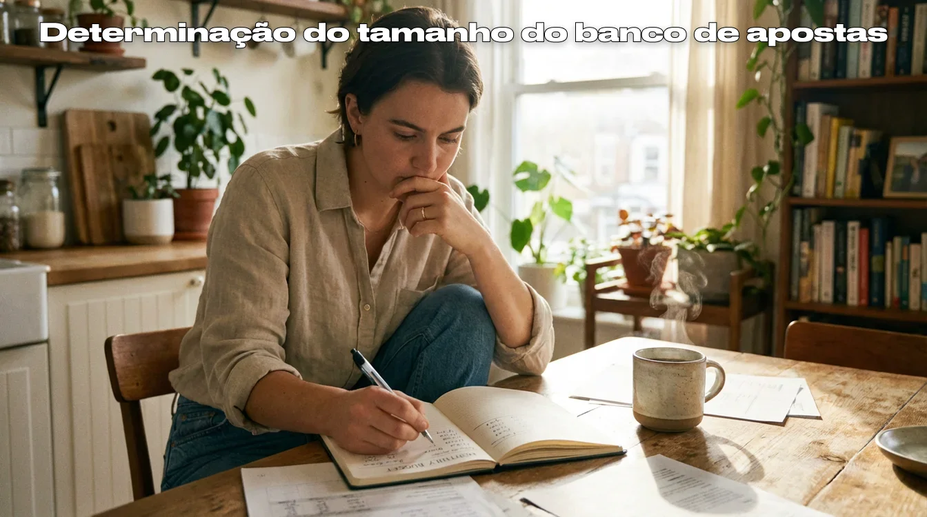 Pessoa a planear orçamento financeiro com bloco de notas e caneta